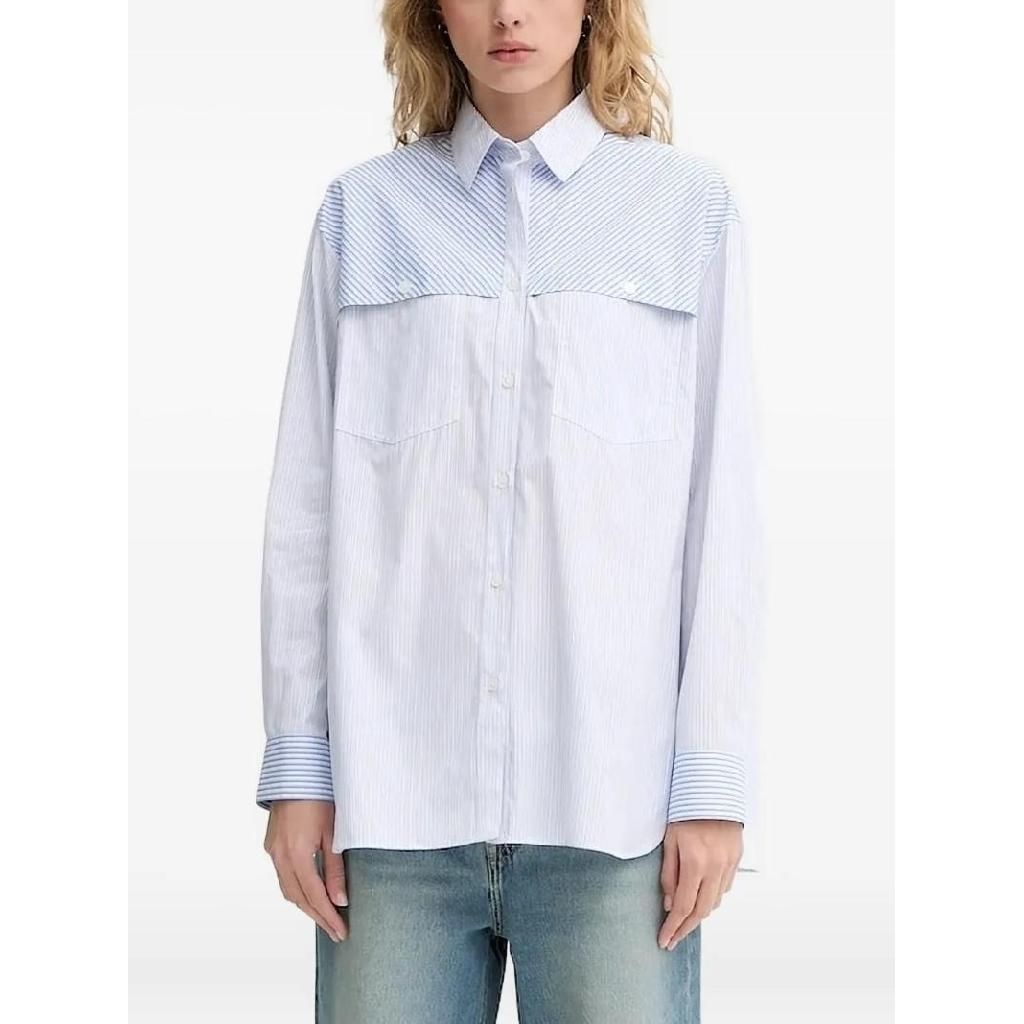 폴스미스 스트라이프 패널 셔츠 W2R363BP31099 T