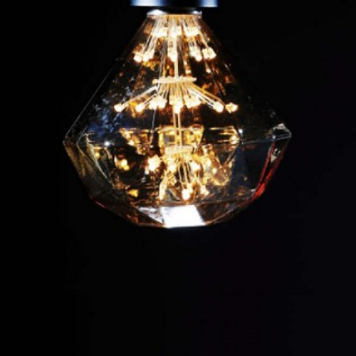 비츠온  LED D110 눈꽃 에디슨전구 전구색 1.8W