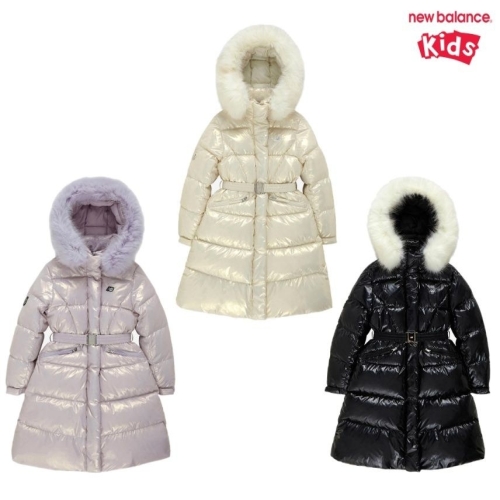 NBgC_여아 벨라인 벨트 롱다운 GOOSE 8020 NK9PF4813G