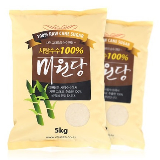  Mauritius Sugar Syndicate 참건강마을 비정제 원당 사탕수수당 5kg