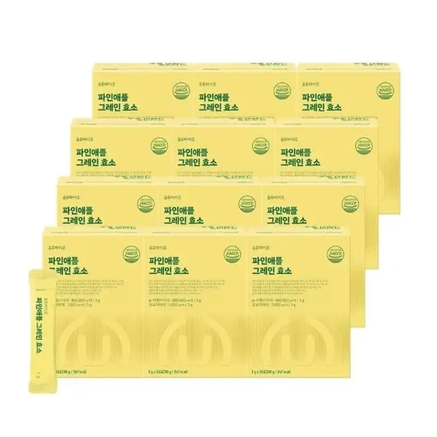 온유바이오 파인애플 그레인 효소 30포 (12개)_이미지