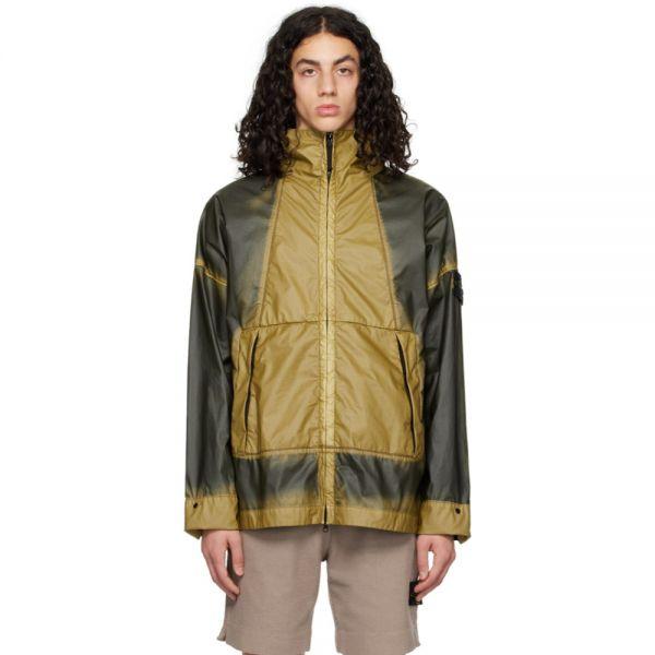 스톤아일랜드 Hand Sprayed Mussola Gommata TC Hooded Jacket 에어브러쉬 7815430T1 V0098