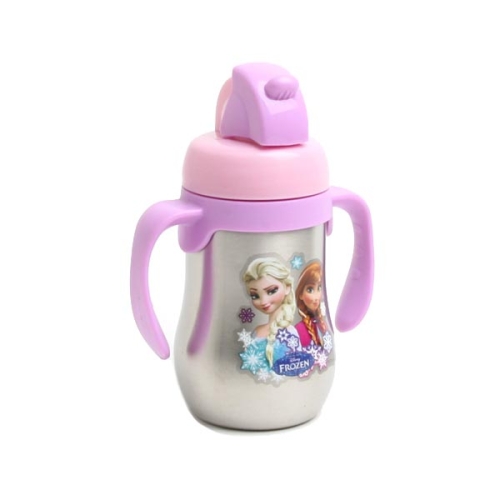 겨울왕국 스텐양수 빨대물통 245ml