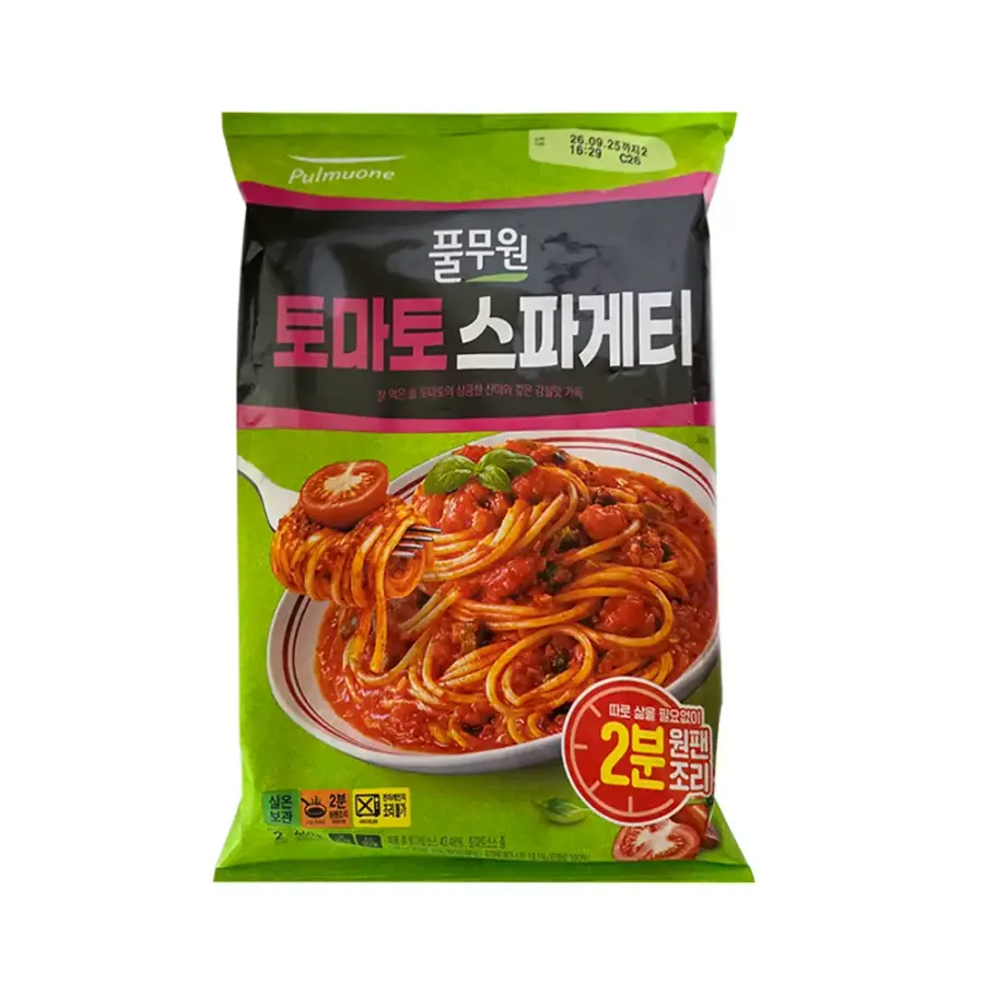 풀무원식품 토마토 스파게티 2인분 460g (12개)_이미지