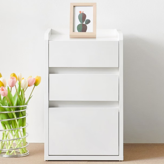 e스마트 와이즈 3단 틈새 보조서랍 책상서랍장 350_이미지