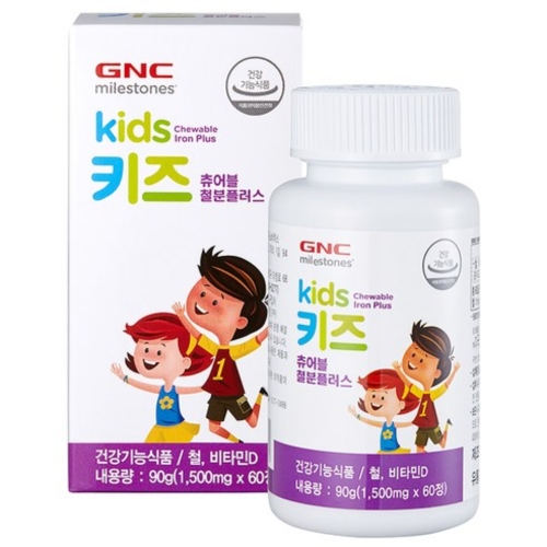  GNC 키즈 츄어블 철분 플러스 60정 [1개]