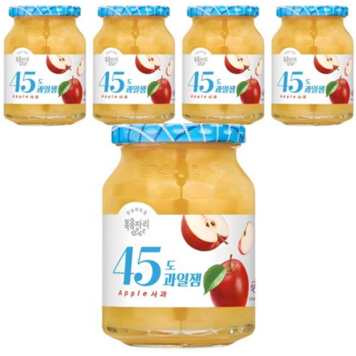 복음자리 45도 과일잼 사과 350g (5개)_이미지