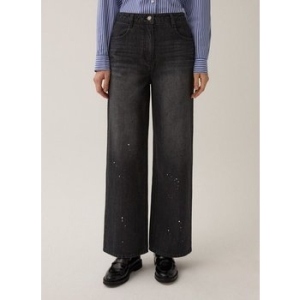 리스트 페인팅 와이드 데님 팬츠_TSMSLP72050_BL_이미지