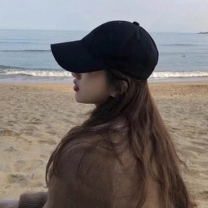 쉬크 올블랙 사이즈조절 패션 모자 멋쟁이 일반캡 WBC2D4D_이미지