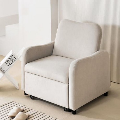 동서가구 런스 편백황토숯 확장형 아쿠아텍스 패브릭 소파베드 1인용_이미지