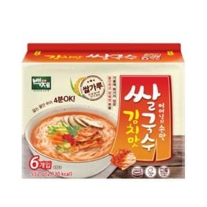 <b>백제</b> 김치맛 <b>쌀국수</b> 멀티팩 92g 6EA x6개