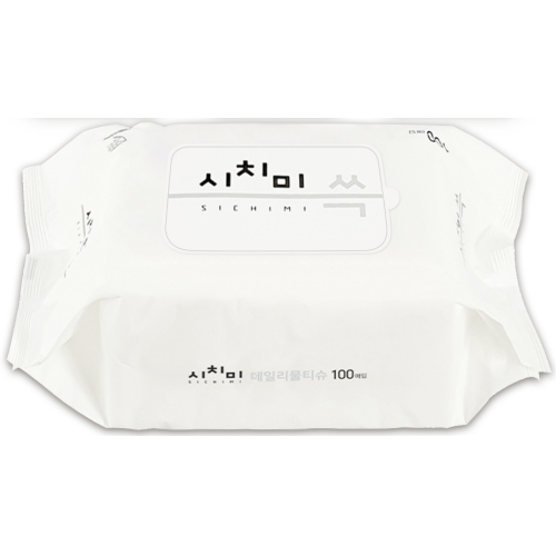 한스웰 시치미 쓱 데일리물티슈 리필형 100매 (20팩)