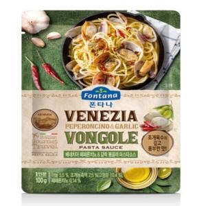 샘표식품 폰타나 베네치아 페페론치노 갈릭 봉골레 파스타소스 100g (3개)