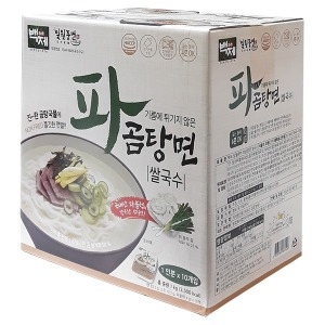 백제 일월풍면 파곰탕면 쌀국수 100g (10개)