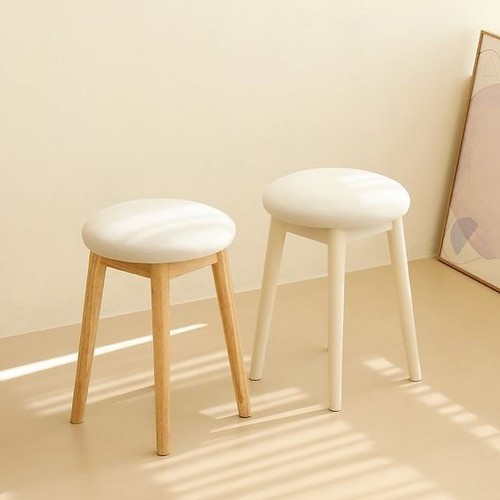 지엠퍼니처 오닐 인테리어 원형 보조 간이 원목 화장대 스툴이미지입니다. 누르면 해당 게시물로 새창이동합니다.