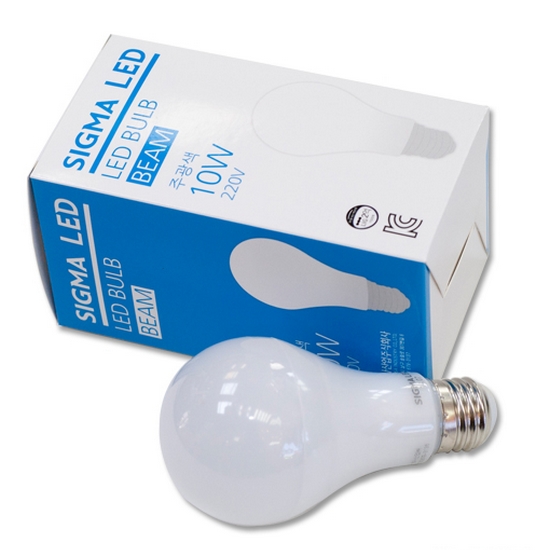 시그마 LED 빔 벌브전구 주광색 10W (1개)