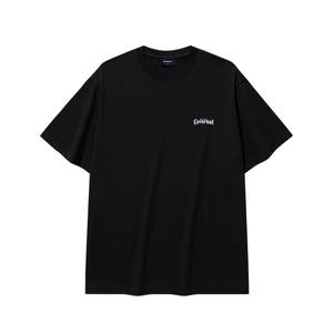 COVERNAT 쿨 코튼 서핑 모션 그래픽 티셔츠 New Black CO2502ST18BB 315642