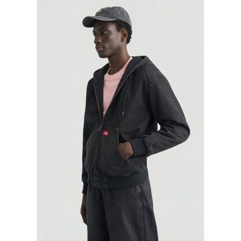 디키즈 딕키스 힐햄 라이닝 후드드 데님 재킷 검은색 7497345