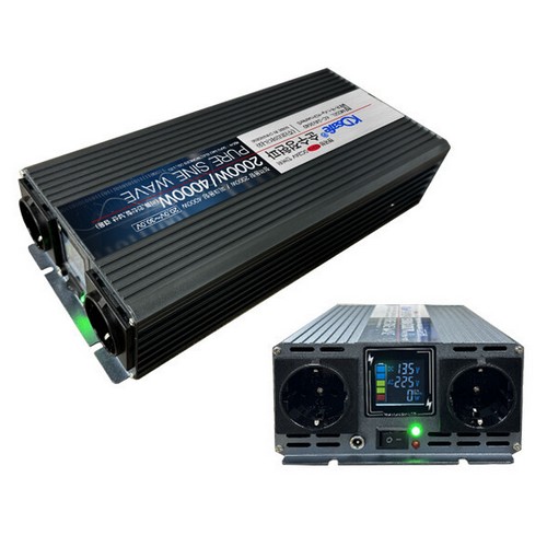KDsafe  컬러LCD 순수정현파 2000W 24V (20V-30V)