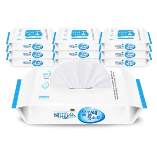 아소리빙 리벤스 물걸레 청소포 30매 (10개)