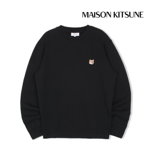메종키츠네 남성 폭스 헤드 패치 레귤러 맨투맨_LM00301KM0001P199
