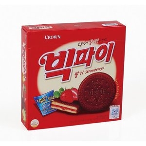 크라운제과 빅파이 딸기 324g (16개)_이미지