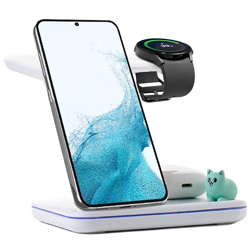 라온 15W 3in1 무선충전기 (갤럭시워치용)_이미지