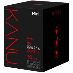 동서식품 카누 미니 마일드 로스트 아메리카노 30개입이미지입니다. 누르면 해당 게시물로 새창이동합니다.