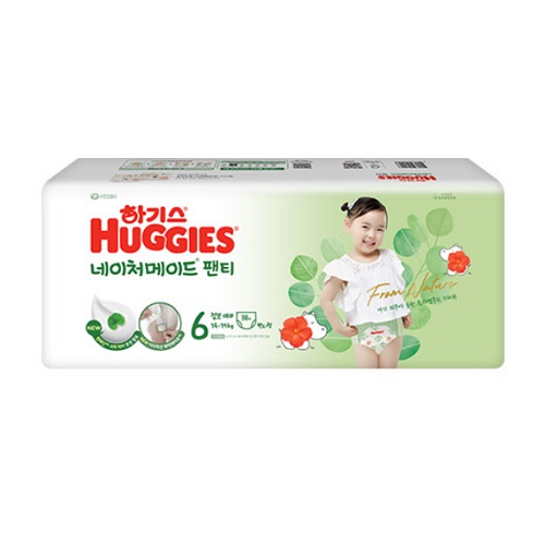 하기스 2024 네이처메이드 팬티형 6단계-여아용 (228매)_이미지