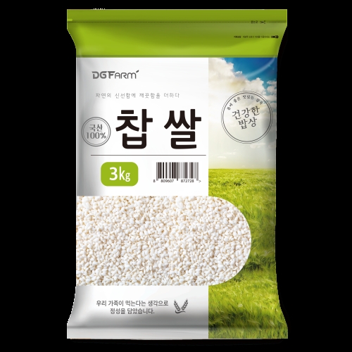 대구농산 2020 찹쌀 3kg (1개)_이미지