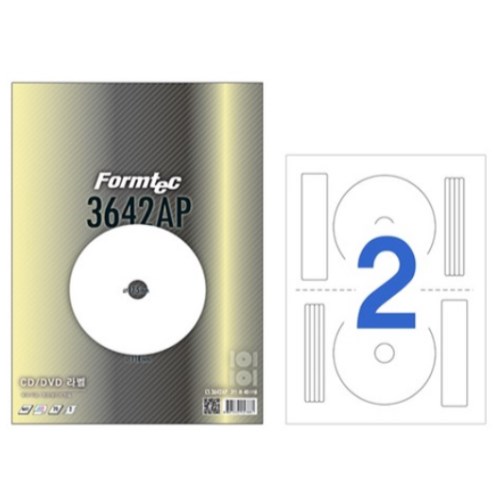 폼텍 컬러레이저 라벨 3642AP (100매)_이미지