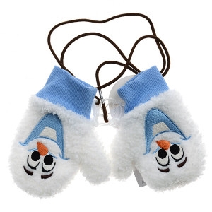 디즈니 아가방 베이비겨울왕국올라프벙어리장갑 79S777201_이미지