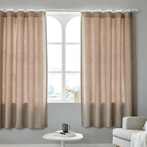 모던하우스 ON 높이조절 린넨스타일 3중방한 3도씨커튼 (2장, 140x180cm)_이미지