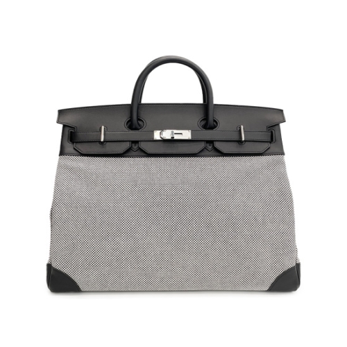 에르메스 엘러브 오따꾸르와40 에크루/블랙 은장 B각인 3HH0768