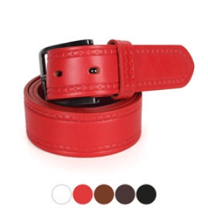 디꾸보 디꾸보  사각 버클 투라인 남성 가죽벨트 M-GB478R_이미지