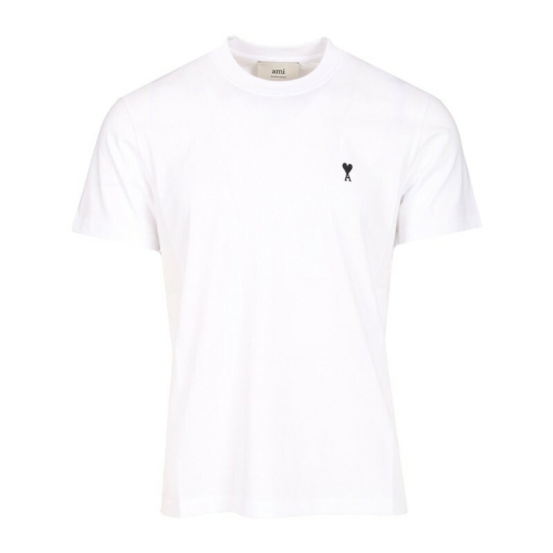 아미 화이트 크루넥 반팔 티셔츠 H25HTS346 724 100H25