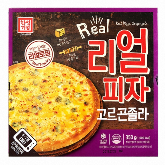 한성기업 리얼 피자 고르곤졸라 350g (1개)