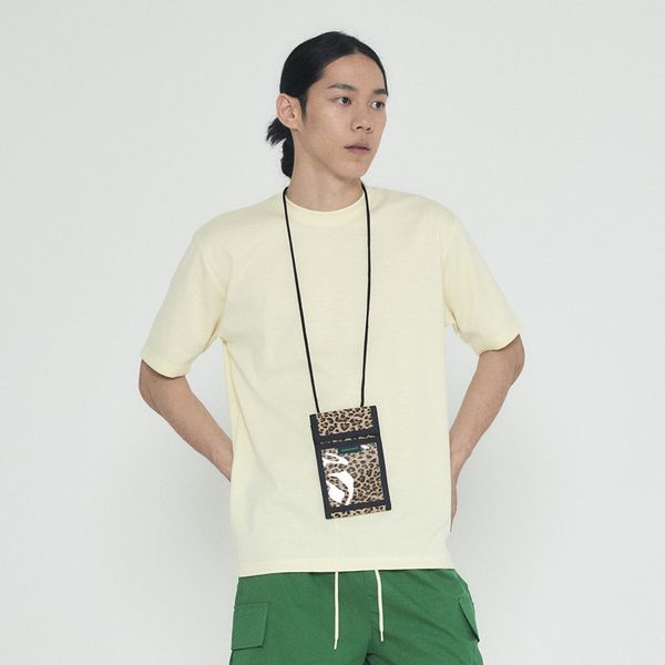 아날로그무드 포켓웨이 폰목걸이 크로스 파우치 (레오파드)