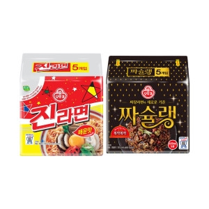 오뚜기 짜슐랭10개 + 진라면매운맛10개