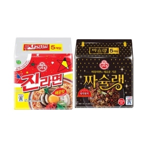오뚜기 짜슐랭10개 + <b>진라면</b>매운맛10개