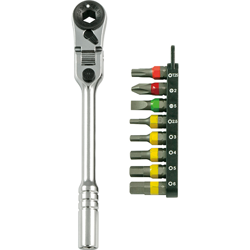 세신버팔로 플렉시블 미니라쳇 비트세트 SB-RBS9F (9pcs)