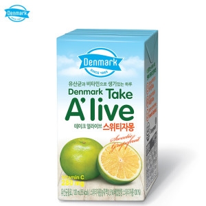 동원F&B 덴마크 테이크 얼라이브 스위티자몽 120ml (4개)_이미지