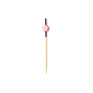모양꼬지 9cm 핑크꽃 1개입 200개