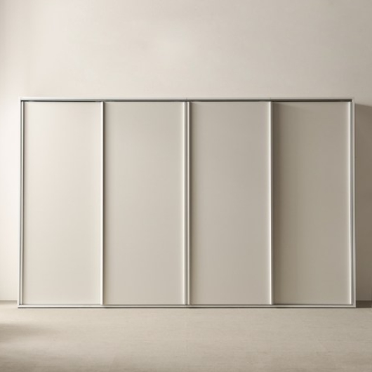 테일러 베이직 E0 4통 슬라이딩 옷장 3000