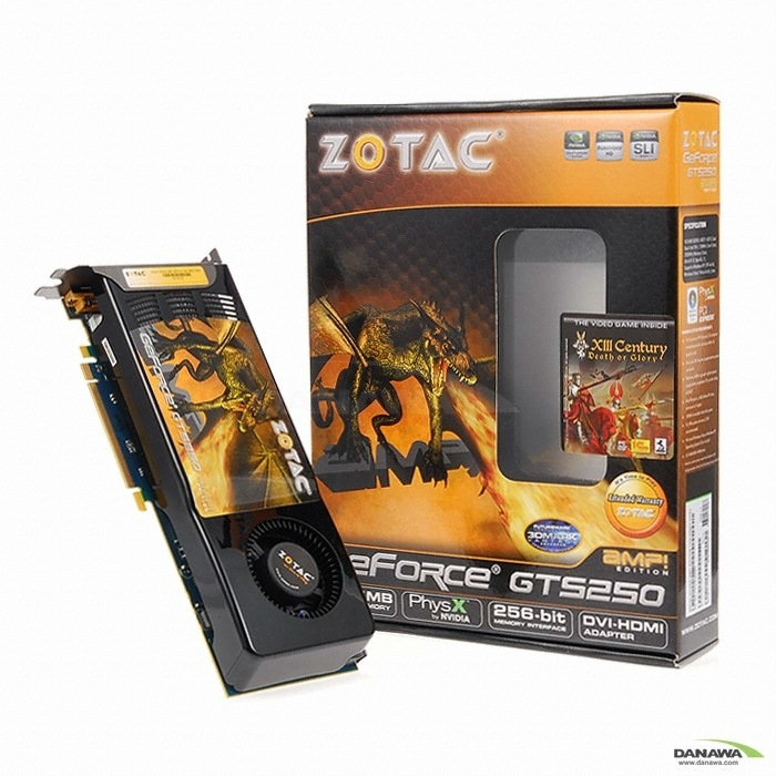 ZOTAC ������ GTS250 AMP Edition 1GB