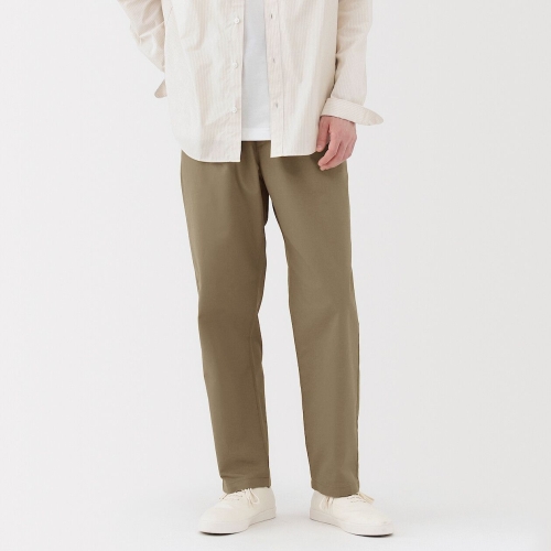 MUJI 남성 워싱 코튼 이지 팬츠 AE0YZA5A_이미지