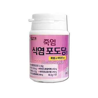 녹십초 죽염 <b>식염</b><b>포도당</b> 비타민함유 70정