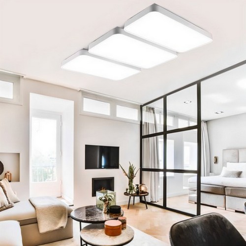 원하 LED 듀얼 스위치 미러 거실등 180W_이미지