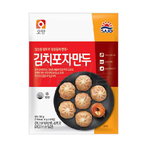 사조오양 김치 포자 만두 180g이미지입니다. 누르면 해당 게시물로 새창이동합니다.
