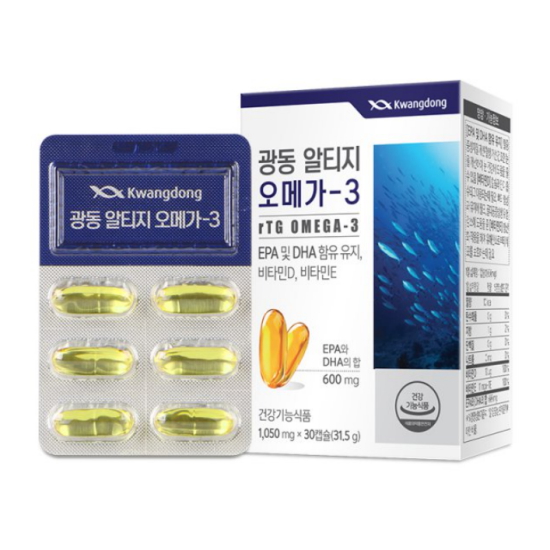광동생활건강 광동 알티지 오메가-3 30캡슐 (4개)_이미지